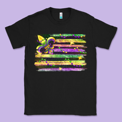 Mardi Gras Classic Tee Designed By Fadigitalartstudio