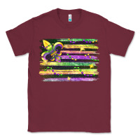 Burgundy mardi gras Classic Tee - FaDigitalArtStudio