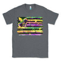 Charcoal Heather mardi gras Classic Tee - FaDigitalArtStudio