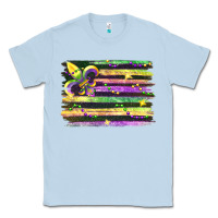 Dusty Blue mardi gras Classic Tee - FaDigitalArtStudio