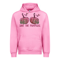 Fuchsia Pink Save The Pumpkins Urban Hoodie - texasbilliewilder