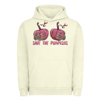 Pigment Pistachio Save The Pumpkins Urban Hoodie - texasbilliewilder