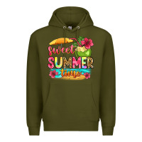 Army Green sweet summer time Premium Hoodie - Zillion Design Studio