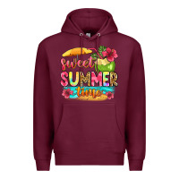 Burgundy sweet summer time Premium Hoodie - Zillion Design Studio