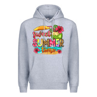Heather Grey sweet summer time Premium Hoodie - Zillion Design Studio