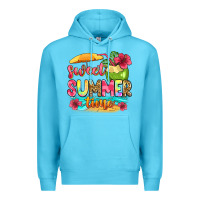 Ocean Blue sweet summer time Premium Hoodie - Zillion Design Studio