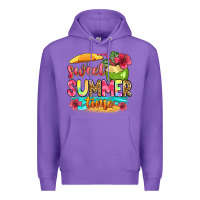 Purple sweet summer time Premium Hoodie - Zillion Design Studio
