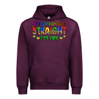 Mauve Wine let's get one thing straight i'm not Urban Hoodie - Zillion Design Studio