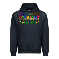 Navy let's get one thing straight i'm not Urban Hoodie - Zillion Design Studio