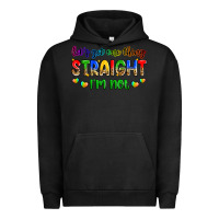 Pigment Black let's get one thing straight i'm not Urban Hoodie - Zillion Design Studio