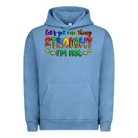 Pigment Pebble Blue let's get one thing straight i'm not Urban Hoodie - Zillion Design Studio
