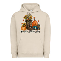 Pigment French Oak pumpkin spice everything Urban Hoodie - RanaPortraitStore