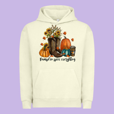 Pumpkin Spice Everything Urban Hoodie Designed By Ranaportraitstore