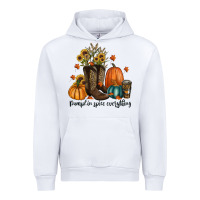White pumpkin spice everything Urban Hoodie - RanaPortraitStore