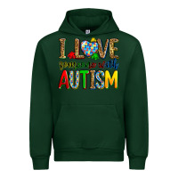 Forest Green i love someone with autism Urban Hoodie - Zillion Design Studio