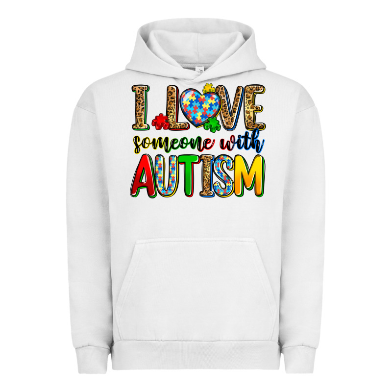 I Love Someone With Autism Urban Hoodie by Zillion Design Studio | Teevron