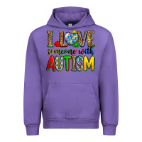 Tulip i love someone with autism Urban Hoodie - Zillion Design Studio