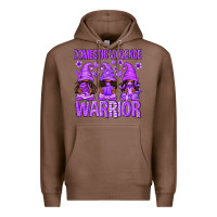 Chestnut Domestic Violence Warrior Afro Gnomes Premium Hoodie - texasbilliewilder