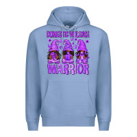 Colony Blue Domestic Violence Warrior Afro Gnomes Premium Hoodie - texasbilliewilder