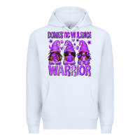 White Domestic Violence Warrior Afro Gnomes Premium Hoodie - texasbilliewilder