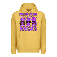 Antique Gold Domestic Violence Warrior Afro Gnomes Premium Hoodie - texasbilliewilder
