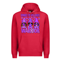 Cardinal Domestic Violence Warrior Afro Gnomes Premium Hoodie - texasbilliewilder