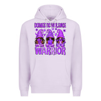 Lilac Domestic Violence Warrior Afro Gnomes Premium Hoodie - texasbilliewilder