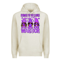 Oatmeal Heather Domestic Violence Warrior Afro Gnomes Premium Hoodie - texasbilliewilder