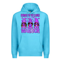 Ocean Blue Domestic Violence Warrior Afro Gnomes Premium Hoodie - texasbilliewilder