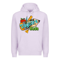 Lilac daycare dude Premium Hoodie - RanaPortraitStore