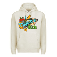 Oatmeal Heather daycare dude Premium Hoodie - RanaPortraitStore