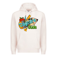 Pale Pink daycare dude Premium Hoodie - RanaPortraitStore