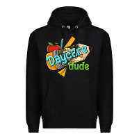 Black daycare dude Premium Hoodie - RanaPortraitStore