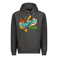 Charcoal Heather daycare dude Premium Hoodie - RanaPortraitStore