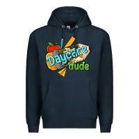Navy daycare dude Premium Hoodie - RanaPortraitStore