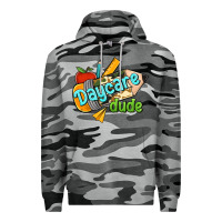 Slate Camo daycare dude Premium Hoodie - RanaPortraitStore