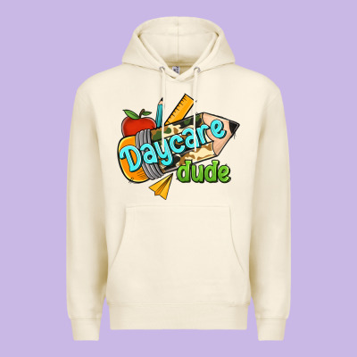 Daycare Dude Premium Hoodie Designed By Ranaportraitstore
