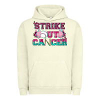 Pigment Pistachio Strike Out Cancer Baseball Urban Hoodie - texasbilliewilder