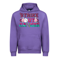 Tulip Strike Out Cancer Baseball Urban Hoodie - texasbilliewilder