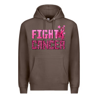 Coffee Fight Cancer Premium Hoodie - texasbilliewilder