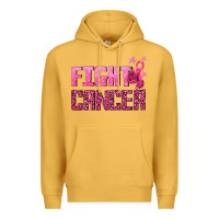 Mustard Fight Cancer Premium Hoodie - texasbilliewilder