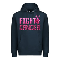 Navy Fight Cancer Premium Hoodie - texasbilliewilder