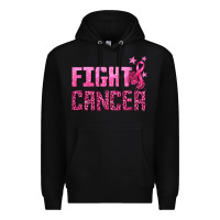 Black Fight Cancer Premium Hoodie - texasbilliewilder