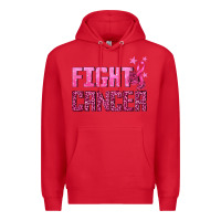 Red Fight Cancer Premium Hoodie - texasbilliewilder