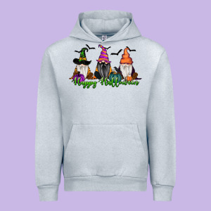 Happy Halloween Gnome Pumpkin Urban Hoodie Designed By Ranaportraitstore