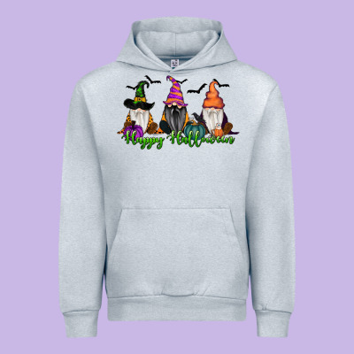 Happy Halloween Gnome Pumpkin Urban Hoodie Designed By Ranaportraitstore