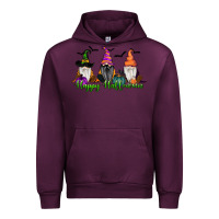 Mauve Wine happy halloween gnome pumpkin Urban Hoodie - RanaPortraitStore