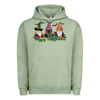 Pigment Oil Green happy halloween gnome pumpkin Urban Hoodie - RanaPortraitStore