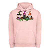 Pigment Salmon happy halloween gnome pumpkin Urban Hoodie - RanaPortraitStore