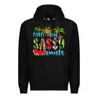 Black little miss sassy pants Premium Hoodie - Zillion Design Studio